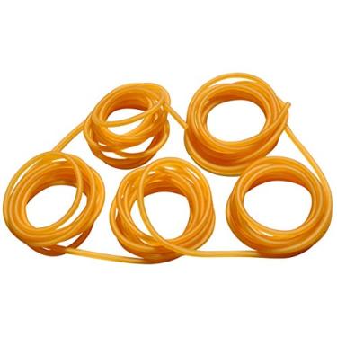 Imagem de GM&BW Faixas de estilingue de 2 x 5 mm - Tubo de látex natural elástico com alongamento máximo de 700% - Acessórios para fazer estilingue de caça profissional ou catapulta para competição de pesca