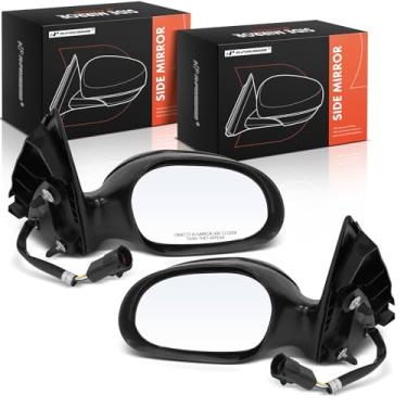 Imagem de A-Premium Par (2) espelhos retrovisores elétricos do lado do motorista e do passageiro - compatível com Ford Taurus 2002-2007 e Mercury Sable 2002-2005 - espelho retrovisor externo preto não aquecido,
