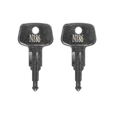 Imagem de seork Chave de substituição de rack de carro N186 (2 peças) serve para suportes de teto compatíveis com Thule, caixa de carga, transportadores, barras transversais