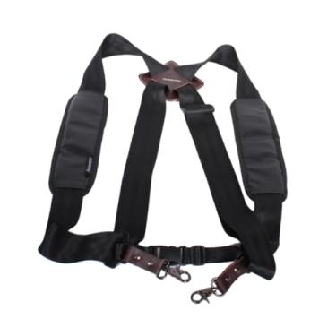 Imagem de Dynwave Cinta de Ombro com Acolchoamento, Regulável, Suporte para Instrumentos de Percussão, Strap para Bateria, Cor Escura, Adultos Usam