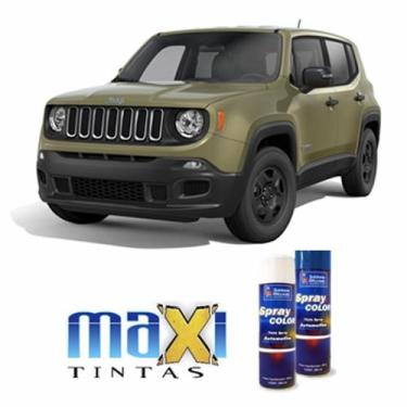 Imagem de Spray automotivo verde commando jeep + verniz spray 300ml - Sherwin Wi