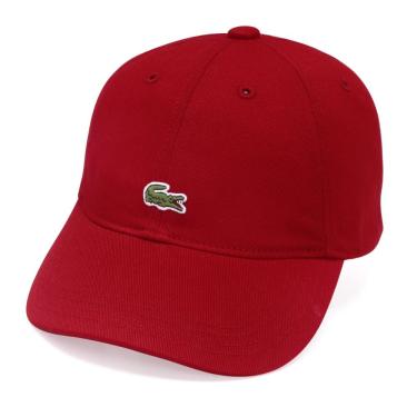 Imagem de Boné Lacoste RK4312 Core Essentials Sarja Vermelho