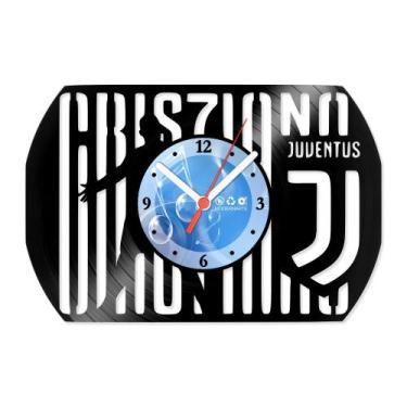 Imagem de Relógio De Parede Disco Vinil Celebridades - Cristiano Ronaldo 2 - VCE