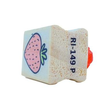 Imagem de Carimbo de Madeira Artesanal - Moranguinho - Cod.RI-149 - Rizzo - 1 un