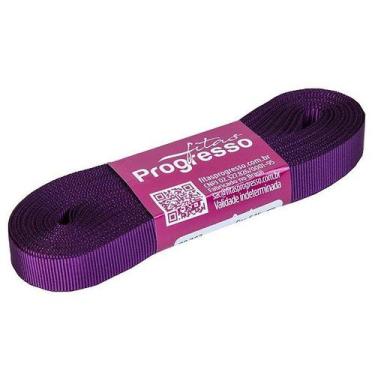 Imagem de Fita Gorgurão Progresso 11mm nº2 - 10m Cor 675 Violeta - 01 unidade - 