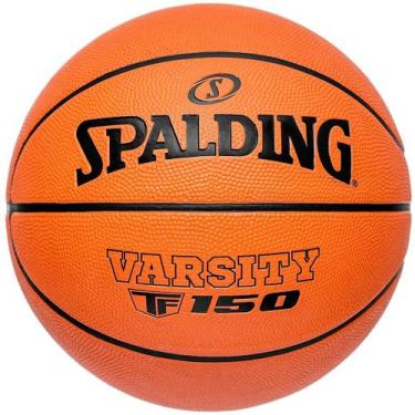 Imagem de Bola de Basquete Spalding Varsity TF 150 Selo FIBA, Laranja, 7, Unisse