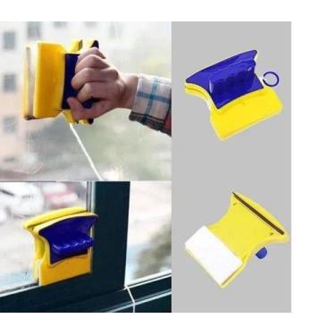 Imagem de Rodo Limpador De Janela Vidro Blindex Dupla Face Com Imã - Rodexx