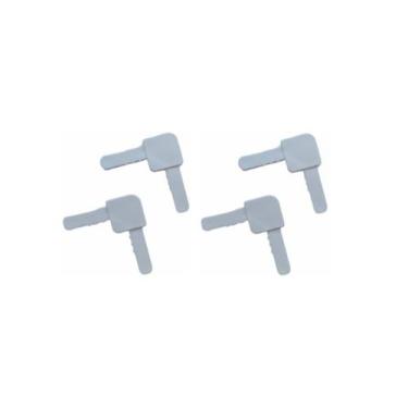 Imagem de Cantoneira Perfil  A058 Alumínio Tela Mosquiteira 4 Unidades - GÊNESIS