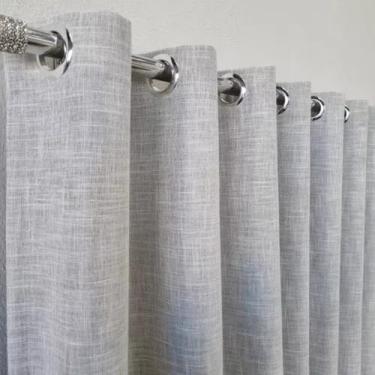 Imagem de Cortina Alto Padrão Blackout Linhão Linho Vedação 100% 4,00x2,30 - Sal