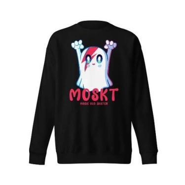 Imagem de Moletom Moskt  skate logo, Preto, P