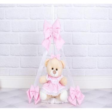 Imagem de Enfeite de porta ursa vestido poá baby  - porta maternidade - CKD CONF