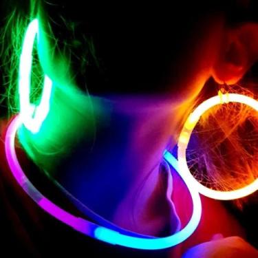 Imagem de Pulseira Neon c/ 50 , 100 e 200 Festas, Balada, Casamento e Formatura 