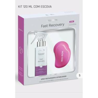 Imagem de Kit Fast Recovery Red Iron - Spray Restaurador 120mL + Escova mágica d