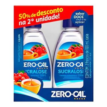 Imagem de kit Adoçante Zero-Cal Sucralose 2ºx100ml - Zero Cal