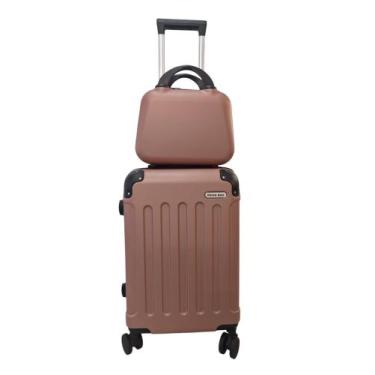 Imagem de Mala de Bordo 10kg com rodinhas giratórias + Frasqueira - PAIVA BAG, R