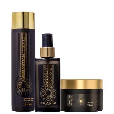 Imagem de Kit Sebastian Professional Dark Oil Trio Care (3 Produtos)