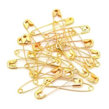 Imagem de Alfinete de Segurança nº 3 Dourado - 48 Unidades  Círculo