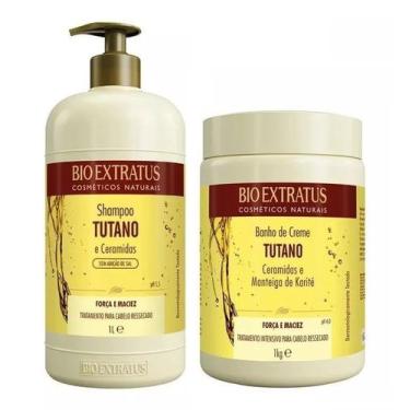 Imagem de Kit Tutano e Ceramidas Shampoo + Máscara 1 L  Bio Extratus