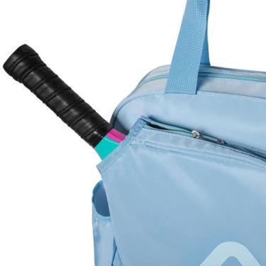 Imagem de Bolsa Lateral com Raqueteira Beach Tennis Alma Genius Azul