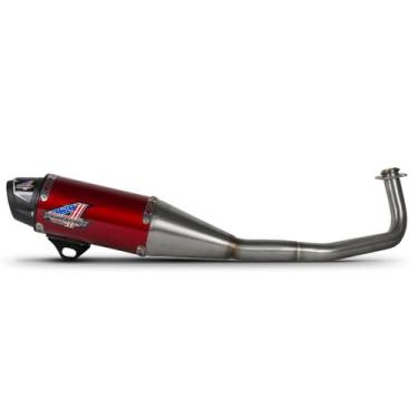 Imagem de Escapamento Pro Tork Powercore 4 Moto Pcx 150 2017, VERMELHO, Único