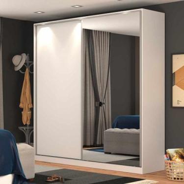 Imagem de Guarda Roupa Solteiro com Espelho 2 Portas de Correr RC2006 Emovell, B