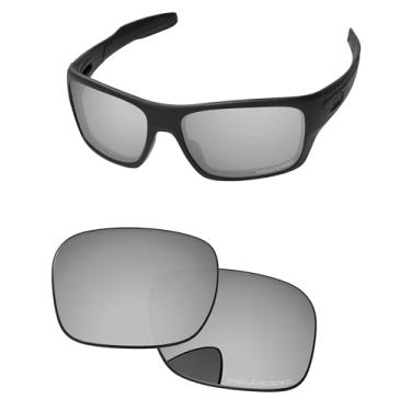 Imagem de PapaViva Lentes de reposição para óculos de sol Oakley Turbine OO9263 65 mm, Cromado, prata, Turbine