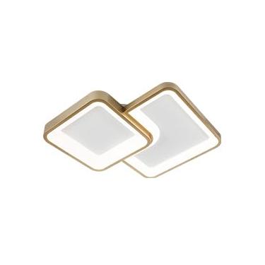 Imagem de Luminária Plafon Luce Sala Quarto Dourado Lumier 3 em 1 (3000|4000|6000K) 54W IP20 (Dourado)