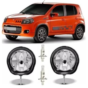 Imagem de Par Farol De Milha Uno 2011 2012 2013 2014 2015 2016 2017 2018 2019 2020 2021 + Lâmpada