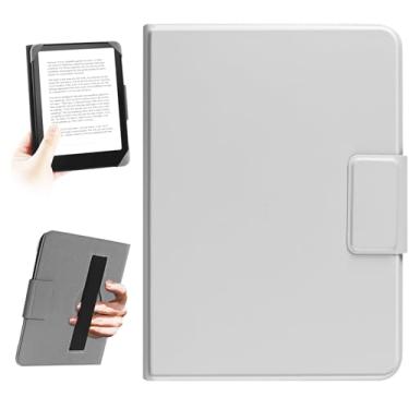 Imagem de HoYiXi Capa universal para leitores digitais de 6,8 polegadas e 7 polegadas. Compatível com Kindle, Kobo, Paperwhite, Pocketbook, Tolino eReaders. Capa de corda elástica para leitores de e-books de 15