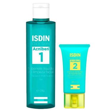 Imagem de Isdin Acniben Kit - Sabonete Líquido Facial + Gel Creme Facial, Kit