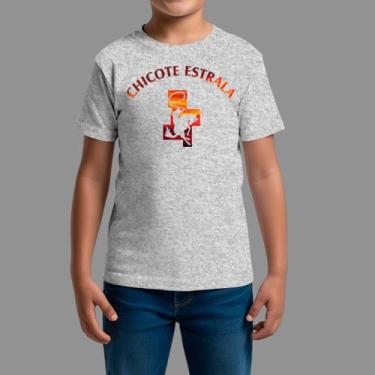 Imagem de Camisetas infanto juvenil Básica Casual Moda Country Gola Redonda Estr