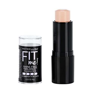 Imagem de Maybelline New York Fit Me Shine Free Stick Foundation, Porcelain [110] 0.32 Ounce