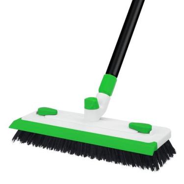 Imagem de Escova de limpeza de piso Xinran 3 em 1 com alça longa para limpeza - 