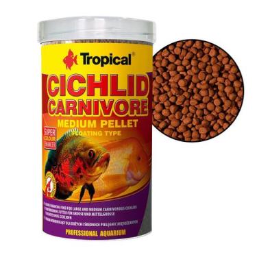 Imagem de Ração Tropical Cichlid Carnivore 180g Medium Pellet Oscar