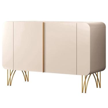 Imagem de Aparador Buffet Para Sala De Jantar 2 Portas Orgânico Pozzi B01 Off White - Lyam Decor