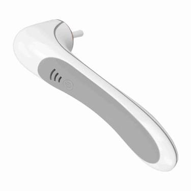 Imagem de Escova de maquiagem elétrica limpa, máquina de secagem automática de pincéis de maquiagem sem fio profunda (branco)