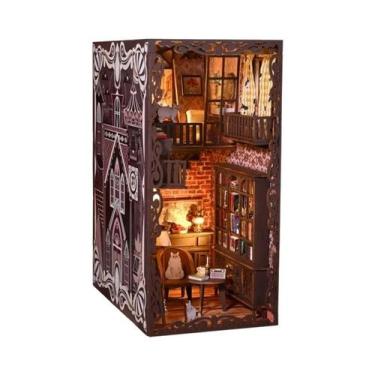 Imagem de Conjunto De Estante De Madeira Diy, Casa De Boneca Em Miniatura, Kit D