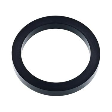 Imagem de MacMaxe Suporte de filtro de vedação de silicone – 72 mm x 57 mm x 8,5 mm – Compatível com Gaggia Classic, Baby, Carezza e mais - Número de peça 421946504641, NG01/001 (preto)