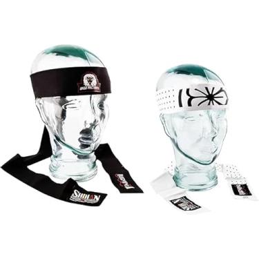 Imagem de SHIHAN POWER SPORTS 2 Pack Headband set EAGLE FANGS & MR MIYAGI OKINAWAN FLOWER 200cm Hachimaki Japanese Headband - Fancy Dress Party Halloween