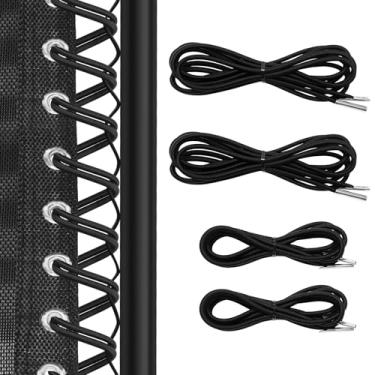 Imagem de 4 peças de cabo de reparo extra longo para cadeira de gravidade zero, kit de ferramentas de reparo de cabos elásticos de substituição COITEK para consertar cadeiras de gravidade zero, poltronas