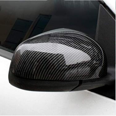 Imagem de TENWIND Para Mercedes Benz Smart Fortwo forfour 453 2015-2021 ABS Fibra de Carbono Exterior Acessórios para Tampa do Espelho Retrovisor