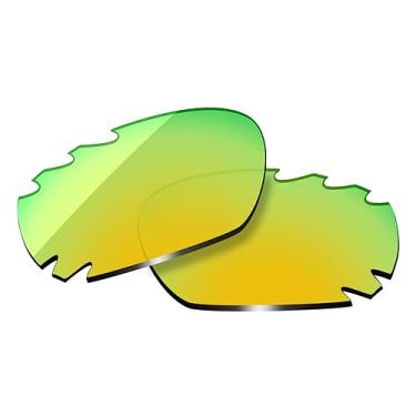 Imagem de OOWLIT Lentes de substituição compatíveis com óculos de sol Oakley Jawbone/Jaqueta de corrida 24K não polarizadas