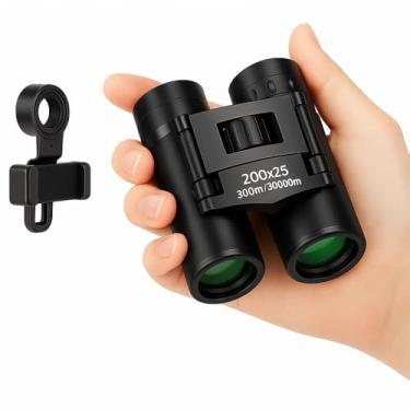 Imagem de Binóculo de Longo Alcance 200x25 com Suporte Celular Binóculo de Alcance Longo Caça Pesca Esporte Ipismo Binóculo Espião Binóculo de Distancia Show Teatro