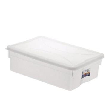 Imagem de Caixa Organizadora 11 Litros com Tampa para Açougue, Frigorífica, Free