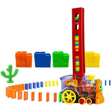 Imagem de Brinquedo CONJUTO DOMINÓ DE TREM - Ofertas Premiere