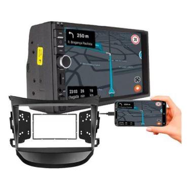 Imagem de Kit central multimidia mp5 7 pol com moldura hb20 2012 a 2018 - FP IMP