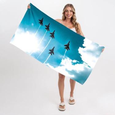 Imagem de Toalha de Praia - Esquadrão Aéreo - Texmil
