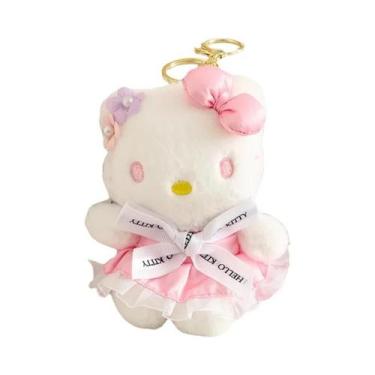 Imagem de Crianças Bonito Olá Kitty Chaveiro De Pelúcia Brinquedo De Pelúcia Car