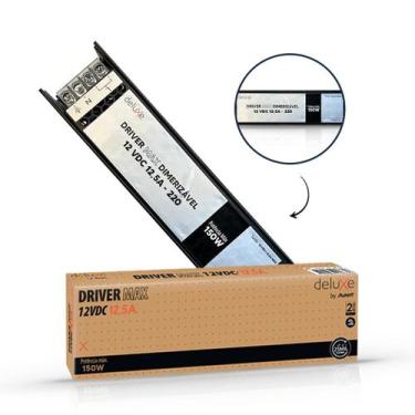 Imagem de Fonte driver Max 150w 12.5a 12v 220v Ip20 Cod: 994115470 Deluxe By Ava