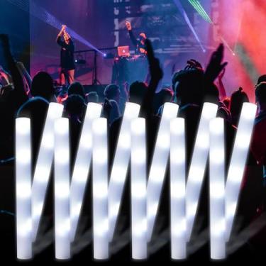 Imagem de SvaetloDJ Bastões Luminosos De Espuma Led, 18,9" Tamanho Grande, Para Shows, Casamentos, Raves, Carnavais, Halloween, Aniversários E Muito Mais!